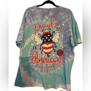 Simply Southern patriotic tee.